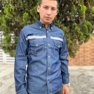 Camisa En Jean Con Reflectivo