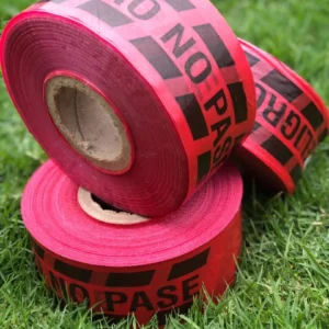 Cinta Peligro No Pase Roja X500mts