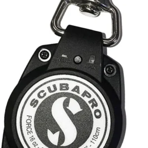 Clip Retractil Premium Scubapro Con Tope Y Clip