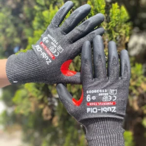 Guantes Ficha Hppe, Recubiertos En Nitrilo