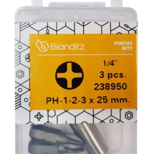 Surtido Puntas ¼” Extra Ph Bianditz