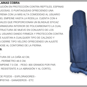 Polainas Cobra