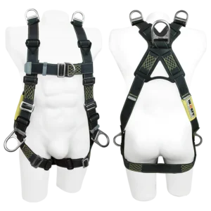 Arnés Para Rescate Bicolor En H, Con Faja Lumbar