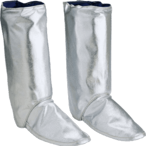 Par De Polainas Aluminizadas Para La Protección Contra El Calor