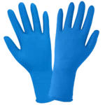 Guante nitrilo azul no empolvado