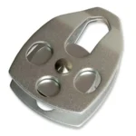 Polea en aluminio sencilla para cuerda de hasta 16 mm