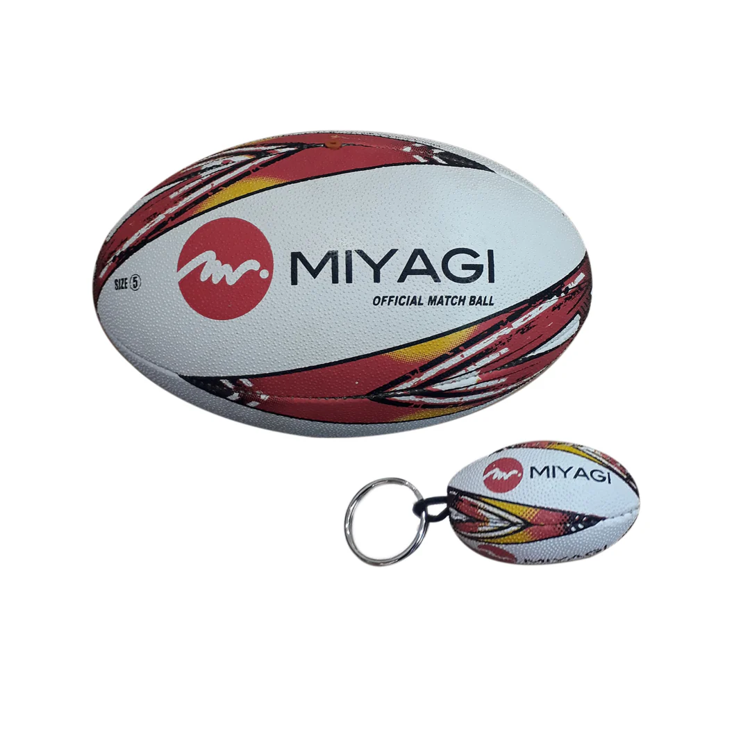 Llavero balón de rugby Miyagi M201-26-RG