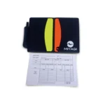 Set de Tarjetas para Árbitro con Lápiz Miyagi M8263W