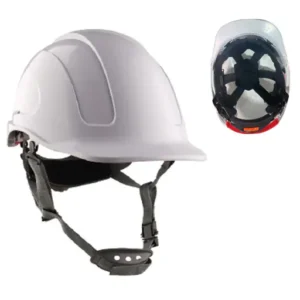 Casco Para Trabajo En Alturas. En Polietileno De Alta Densidad Abs