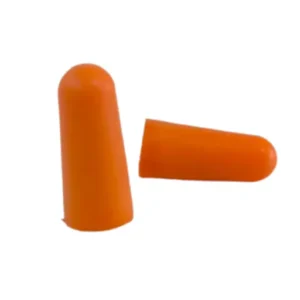 Protector Auditivo De Inserción Con Poliuretano Color Naranja