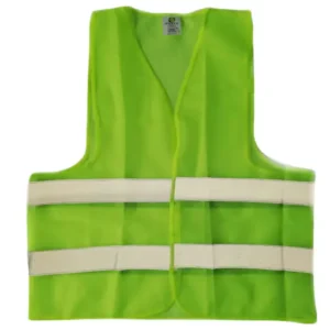 Chaleco Reflectivo En Malla Color Verde Neón De 60 Gramos