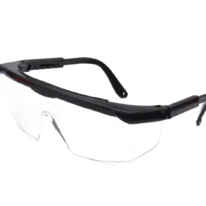 Lente Capitán Black Clear Ajustable De Policarbonato, Marco Negro