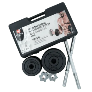 Set de Mancuernas 35 cm c-discos 40L Miyagi M92062