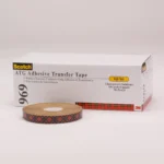 Cinta de Adhesivo Transferible 969 Transparente, 0