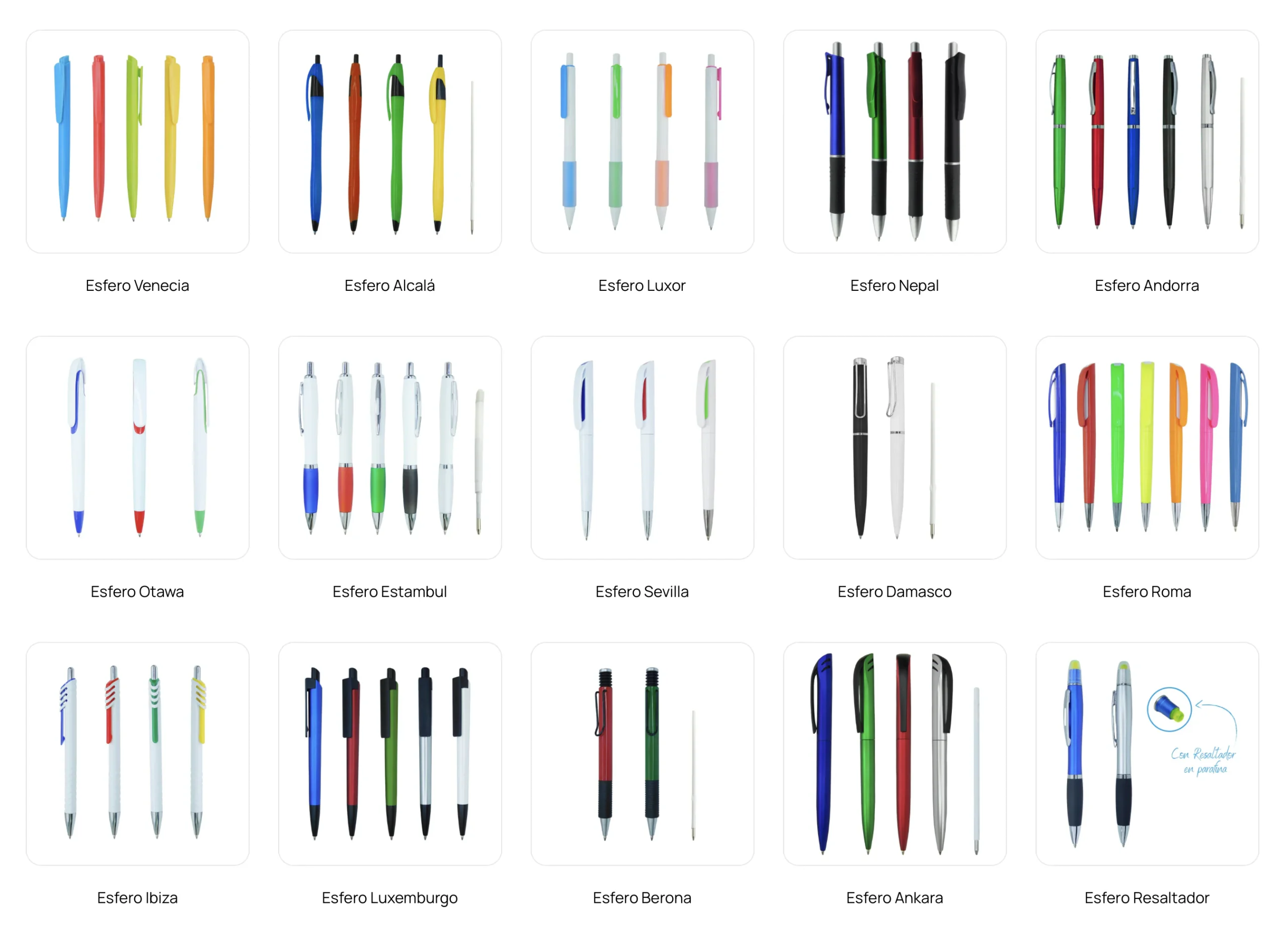 ESFEROS O LAPICEROS O BOLIGRAFOS