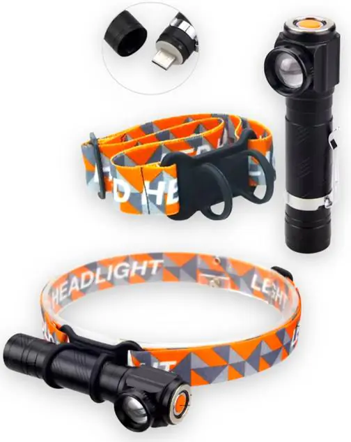 Linterna H519 Tipo Bombero Led t6