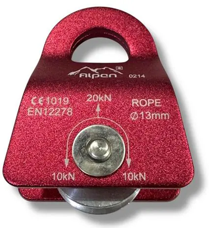 Polea Micro De Placas Oscilantes Duraluminio Alpen P004