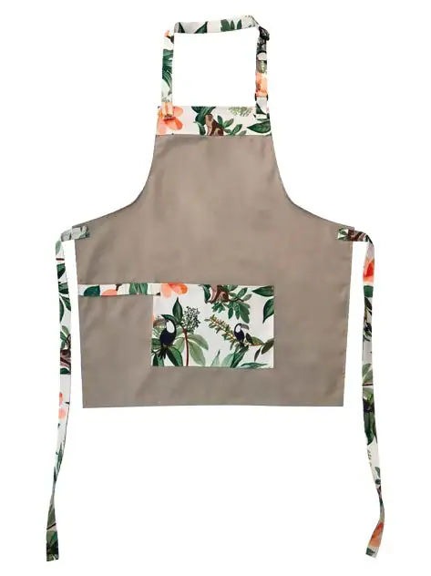 Delantal con apliques