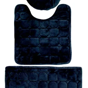 Juego de baño acolchado set x3