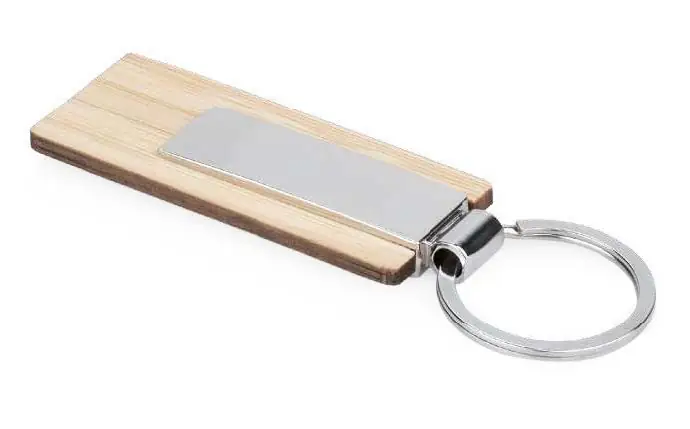 Llavero Bambú Metal
