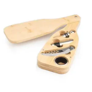 Set de vino Bottle Bambú