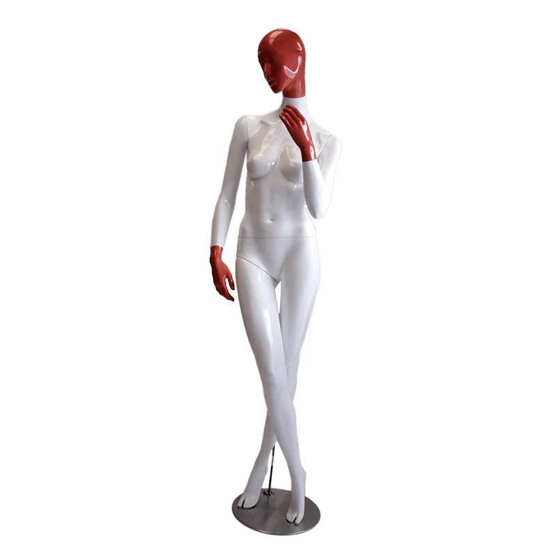 MANIQUI MUJER BLANCO ROJO