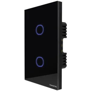 interruptor 2 teclas negra